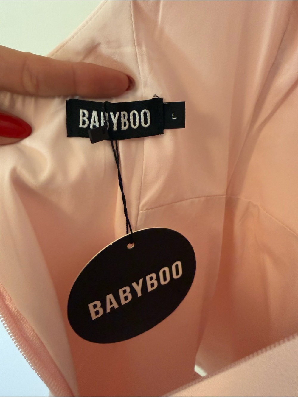 BabyBoo Alana Mini Dress in Blush L (NWT) - Picture 7 of 8